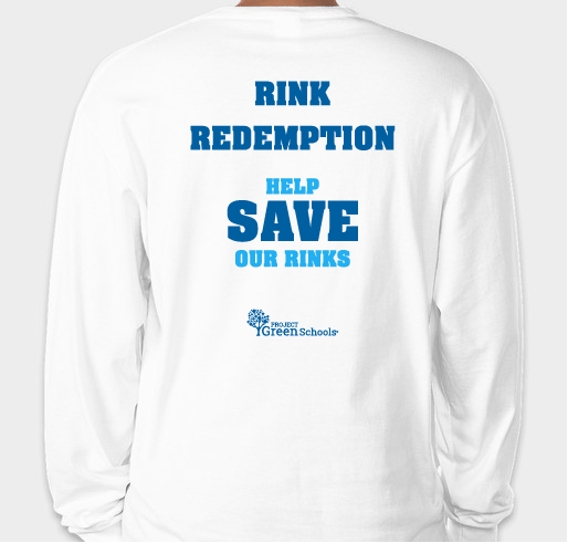 Rink Redemption Fundraiser - unisex shirt design - back