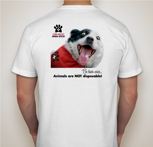 "Get T-d" with Utah Valley Animal Rescue! Fundraiser - unisex shirt design - back