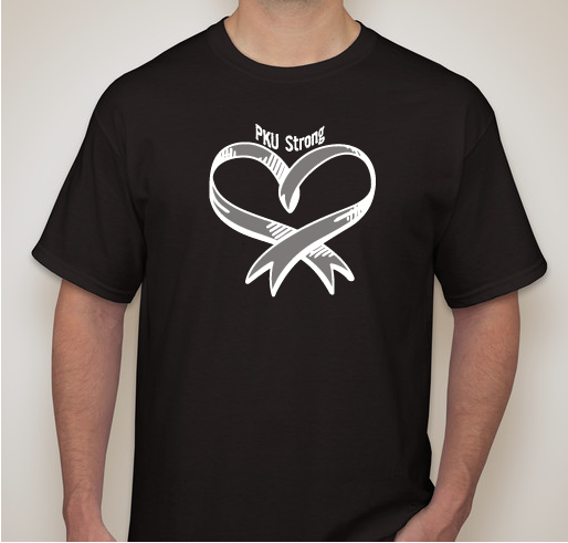 Raising awareness for PKU Fundraiser - unisex shirt design - front