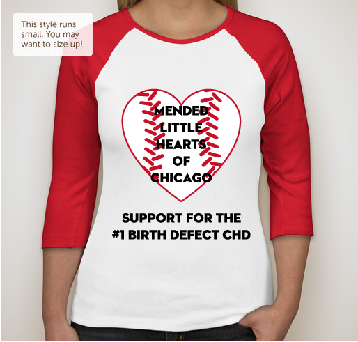 Mended Little Hearts day at US Cellular Field Fundraiser - unisex shirt design - front
