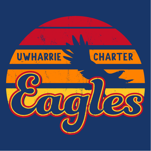 UCA Eagles Retro T-Shirt for UCA Game Dev shirt design - zoomed