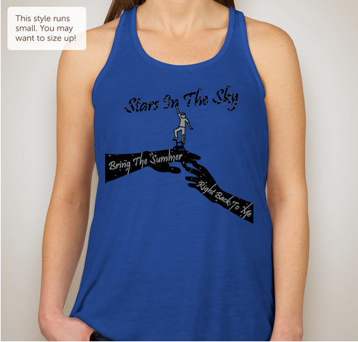 Stars in the Sky, Bring the Summer Right Back to Me Fundraiser - unisex shirt design - front