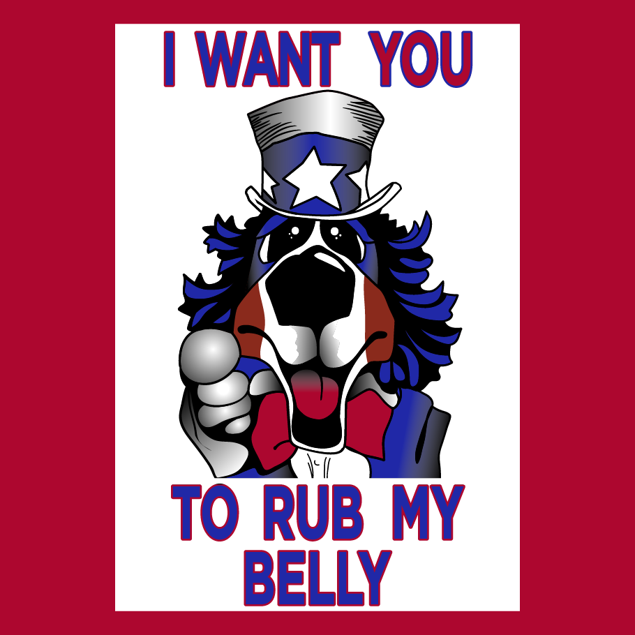 Bernese Mountain Dogs and Friends 2015 Furry Scurry Team shirt design - zoomed
