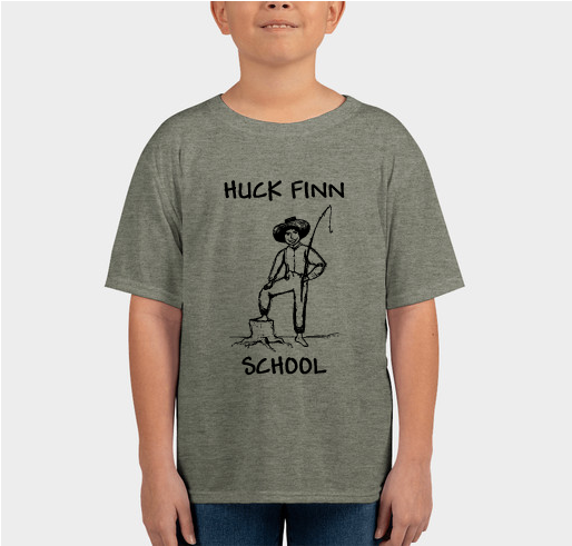 Huck Finn School Summer Camp 2022 Fundraiser - unisex shirt design - front