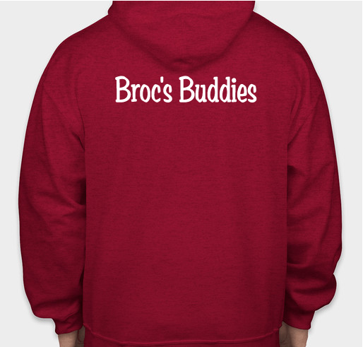 Brocsbuddies Fundraiser - unisex shirt design - back