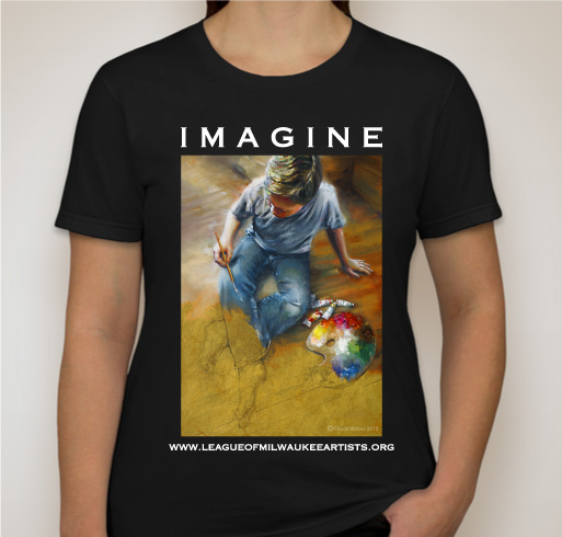 League of Milwaukee Artists 2015 T-Shirt Fundraiser - unisex shirt design - front