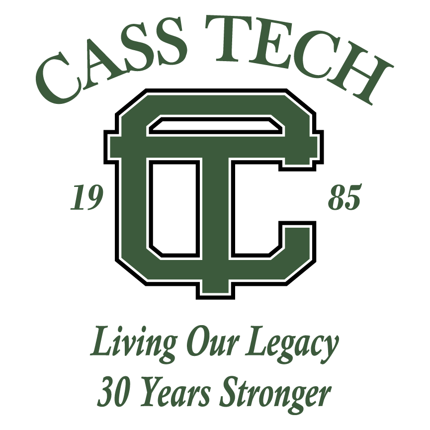 Cass Tech 1985 Foundation: Campaign #1 shirt design - zoomed