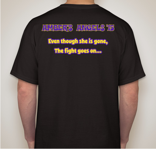 Amber's Angels Fundraiser - unisex shirt design - back