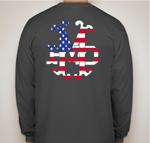 2015 Mishawaka Fire Department Military Appreciation Shirt Fundraiser - unisex shirt design - back
