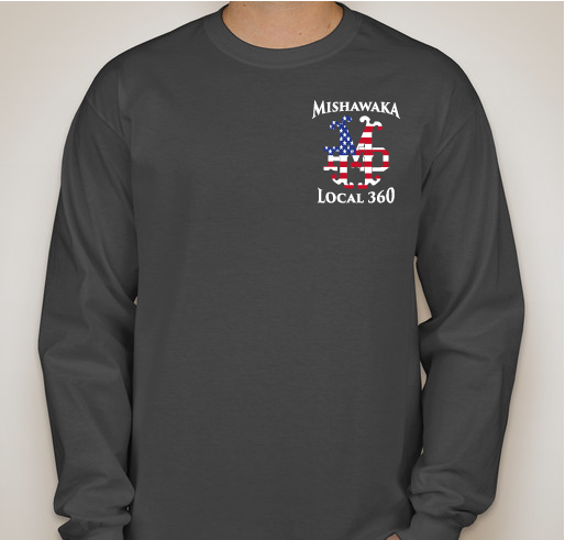 2015 Mishawaka Fire Department Military Appreciation Shirt Fundraiser - unisex shirt design - front