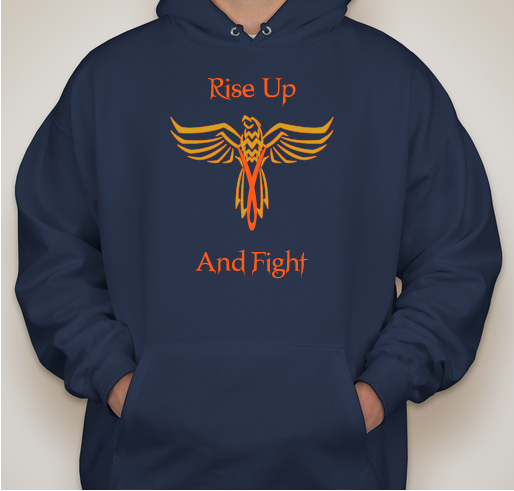 Rise Up And Fight Multiple Sclerosis Fundraiser - unisex shirt design - front