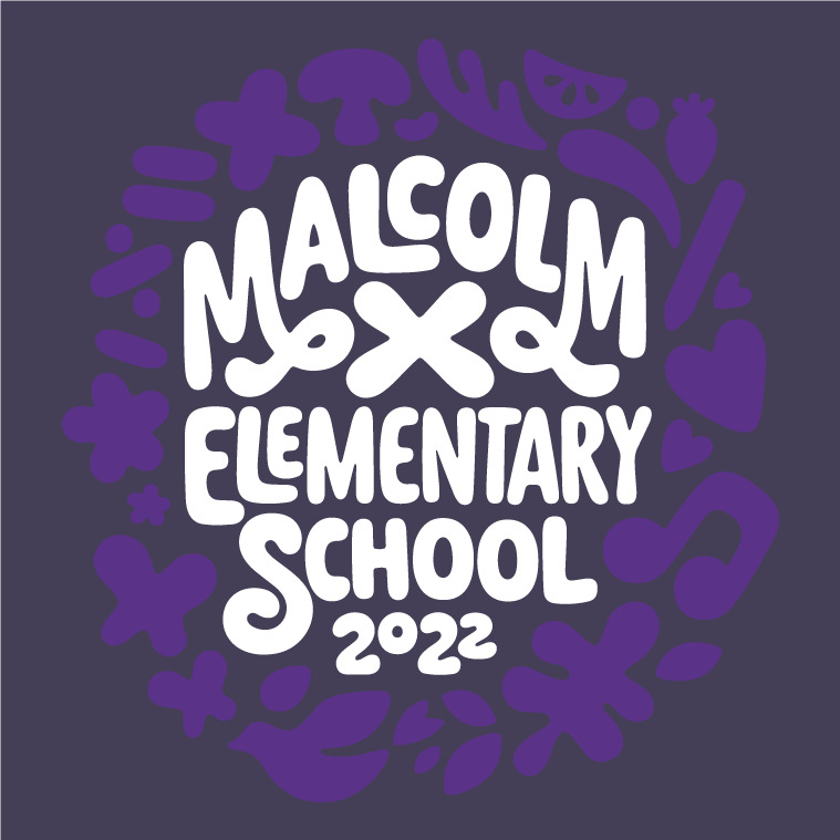 Malcolm X 2022 T-Shirt! (Youth!) shirt design - zoomed