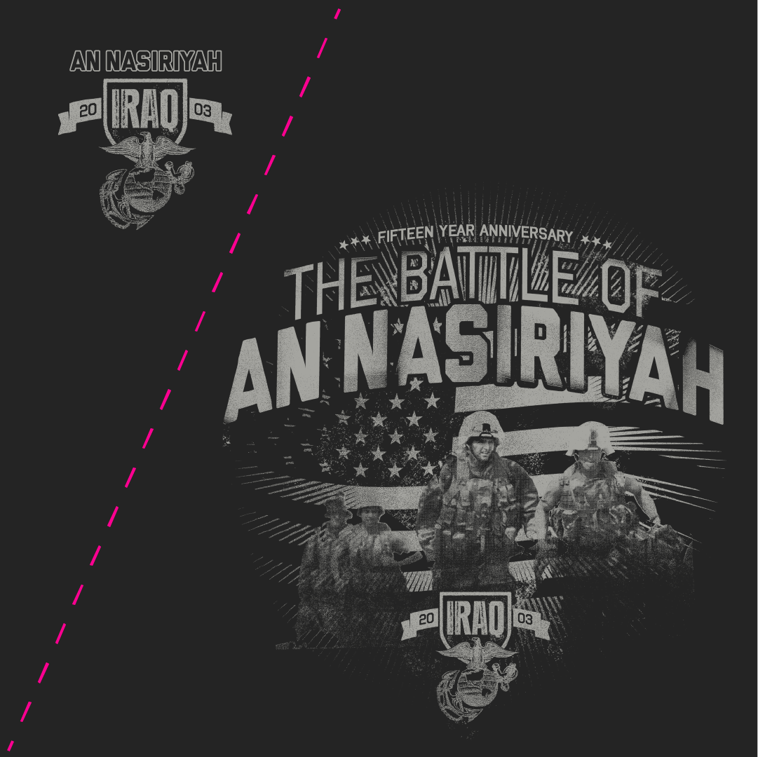 BATTLE OF AN NASIRIYAH REUNION & FOUNDATION FUNDRAISER shirt design - zoomed