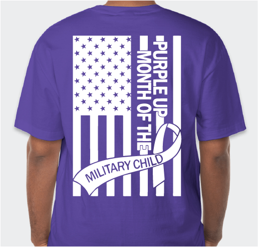 Purple Up Nimitz Fundraiser - unisex shirt design - back