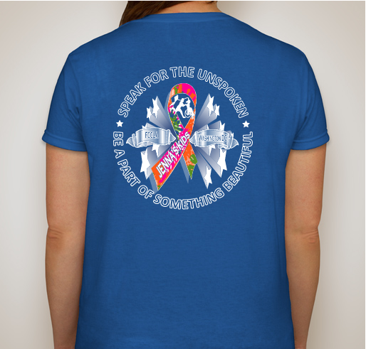 Speak for the Unspoken Fundraiser - unisex shirt design - back