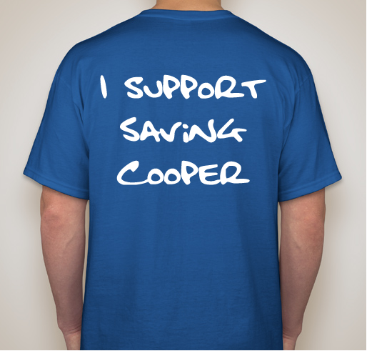 Saving Cooper Fundraiser - unisex shirt design - back