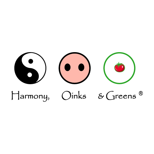 Harmony, Oinks & Greens shirt design - zoomed