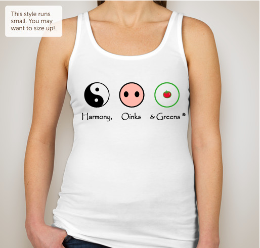 Harmony, Oinks & Greens Fundraiser - unisex shirt design - front