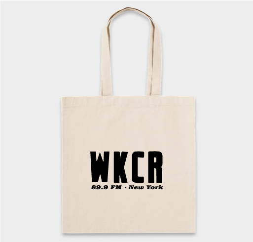 WKCR Bachfest Tote Bag Fundraiser - unisex shirt design - back