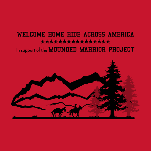 Welcome Home Ride Across America shirt design - zoomed