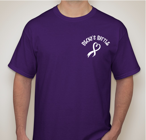 Becky's Battle Fundraiser - unisex shirt design - small