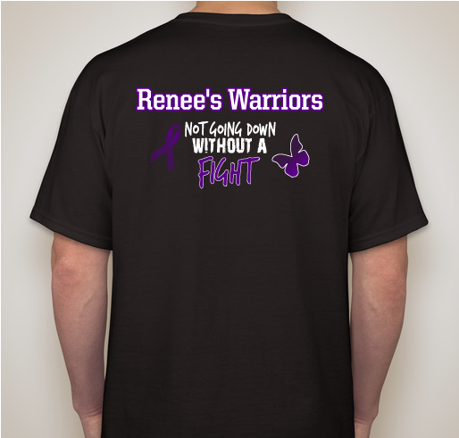 Renee's Warriors against Sarcoidosis Fundraiser - unisex shirt design - back
