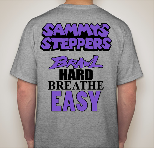 Sammy's Steppers Fundraiser - unisex shirt design - back