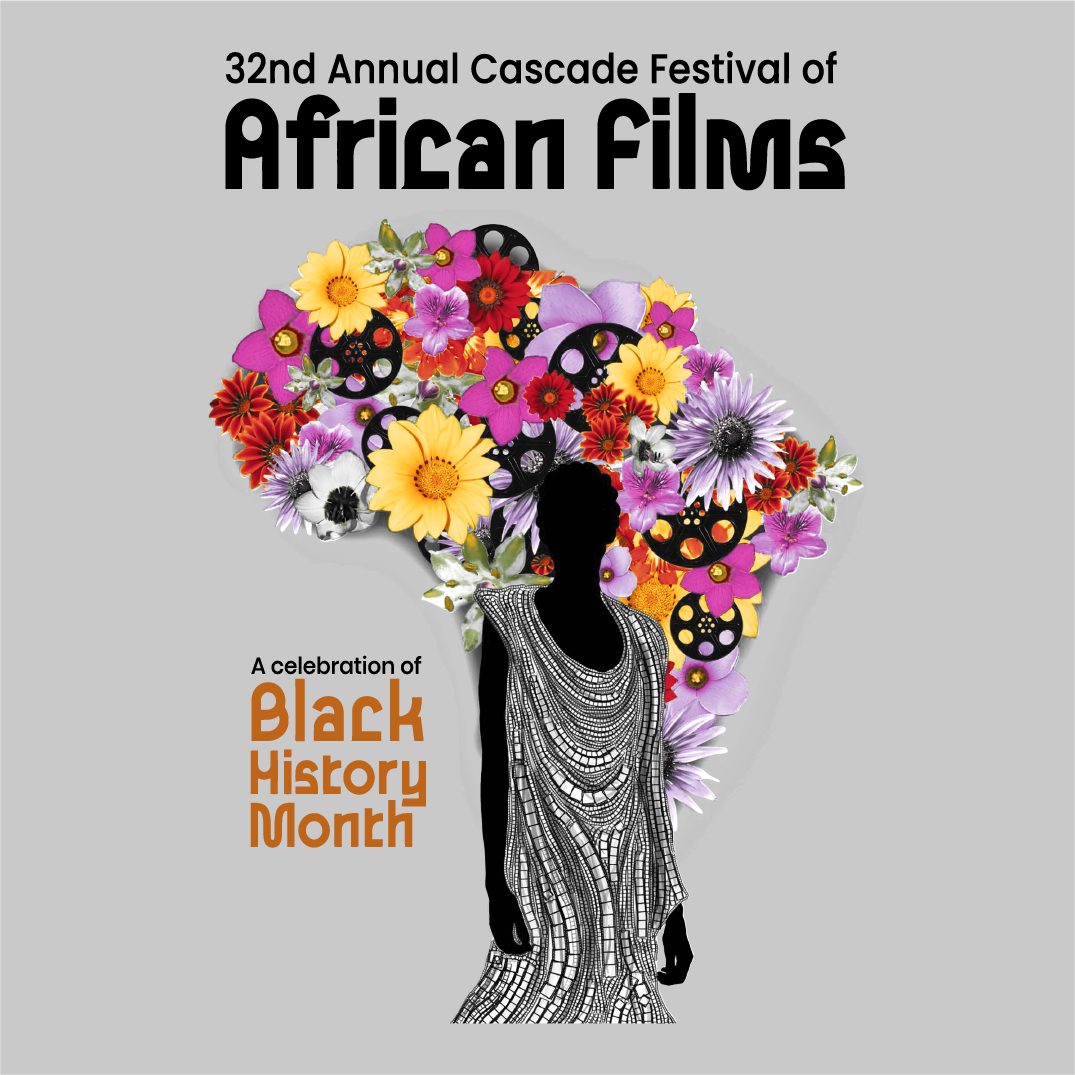 32nd Cascade Festival of African Films swag shirt design - zoomed