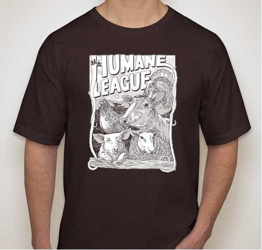 The Humane League Fundraiser - unisex shirt design - front