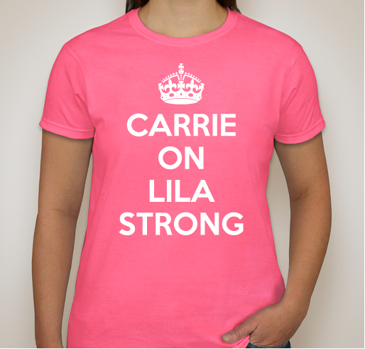 Carrie On Fundraiser - unisex shirt design - front
