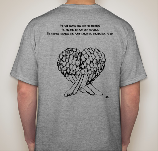 Ashtyn Osborne Fundraiser - unisex shirt design - back