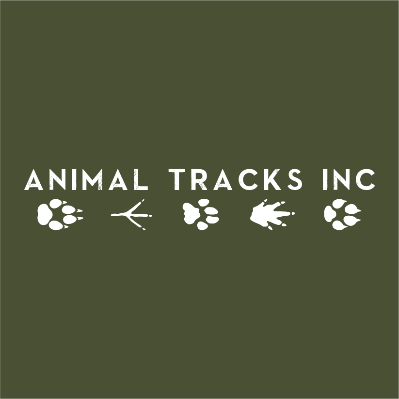 Animal Tracks Fundraiser shirt design - zoomed