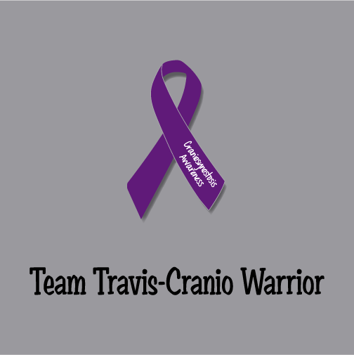 Team Travis-Cranio Awareness shirt design - zoomed