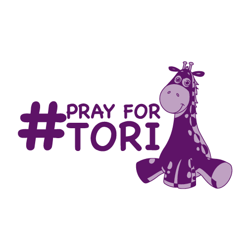 #Pray for Tori shirt design - zoomed