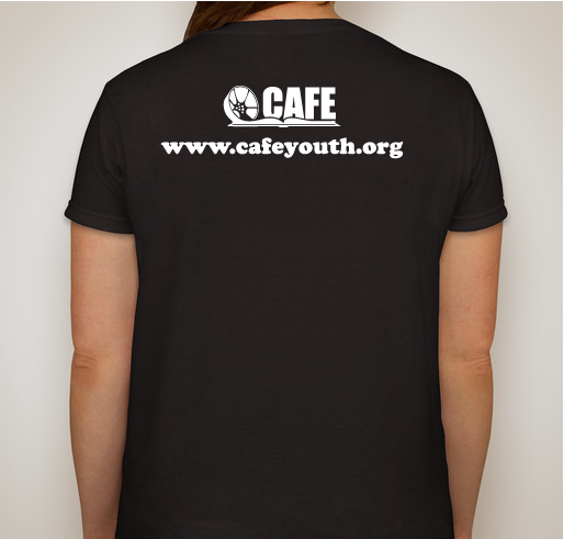 CAFE Fundraiser - unisex shirt design - back