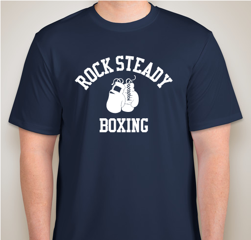 Fighting Back Against Parkinson's Disease with Rock Steady Boxing Fundraiser - unisex shirt design - front