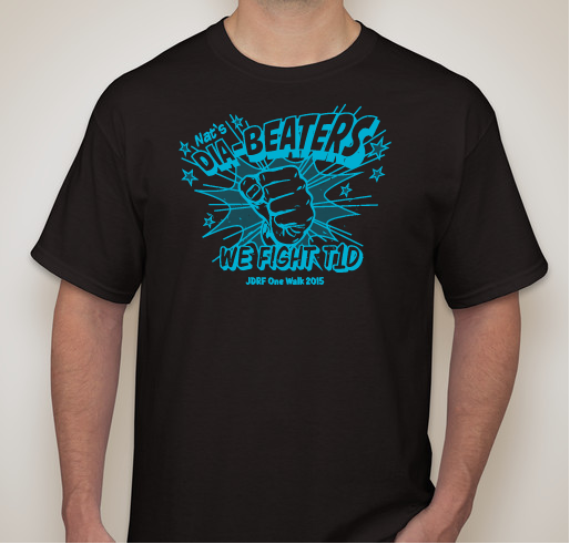 Nat's diaBEATERS Fundraiser - unisex shirt design - front