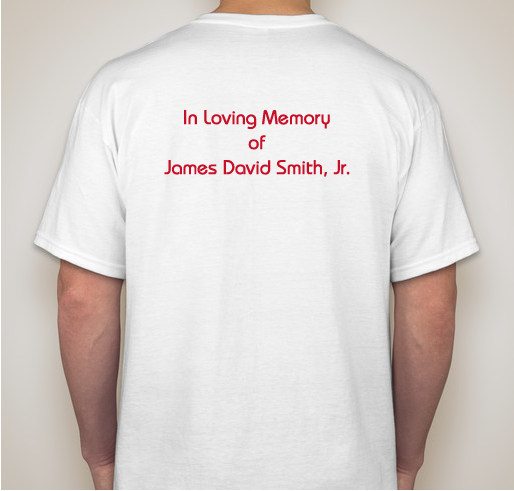 James David Smith, Jr. Endowment Fundraiser - unisex shirt design - back