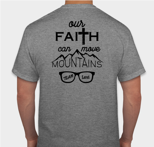 Team Levi #EndNF Fundraiser - unisex shirt design - back