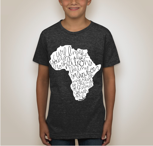 Returning to Zambia with Family Legacy Fundraiser - unisex shirt design - back