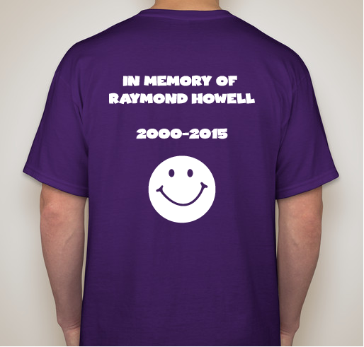 Smile, Raymond Howell Fundraiser - unisex shirt design - back