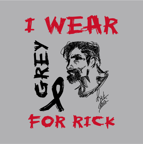 Rick's Fight Continued Campaign shirt design - zoomed