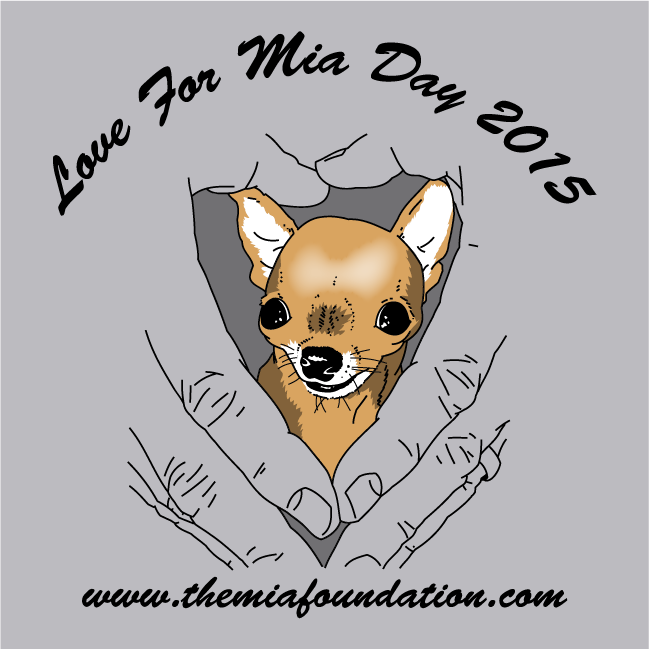 Love For Mia Day 2015 T Shirt Fundraiser shirt design - zoomed