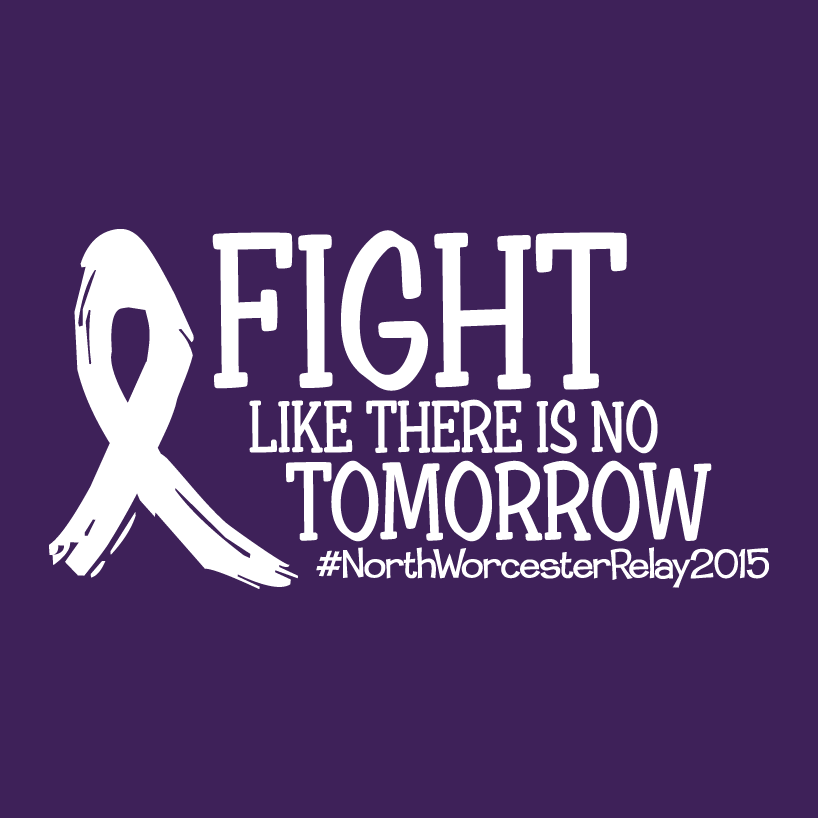 North Worcester County Relay for Life- Angie's Angels shirt design - zoomed
