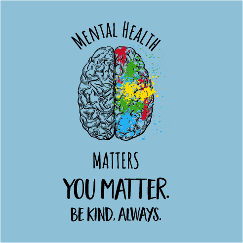 GCMS Mental Health and Suicide Prevention Fundraiser shirt design - zoomed