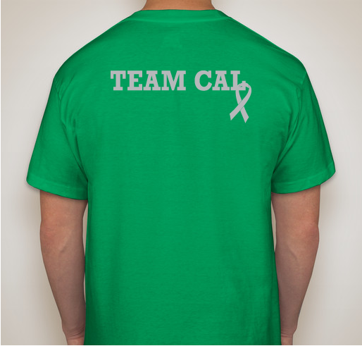 Team Cal's Superhero T-Shirts! Fundraiser - unisex shirt design - back