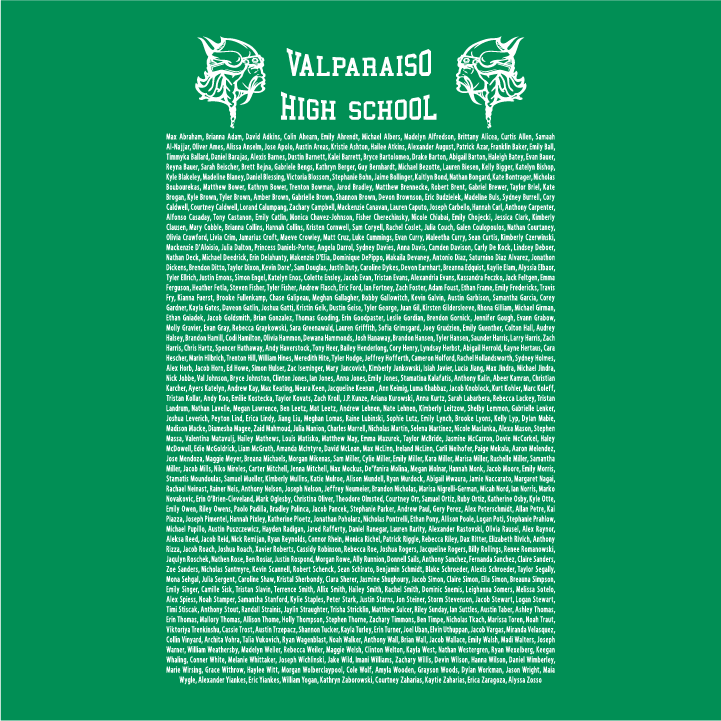 Valpo Class Of 2015 T Shirts shirt design - zoomed