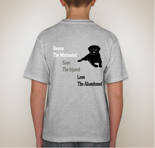 Please Support Our New Rescue! Fundraiser - unisex shirt design - front