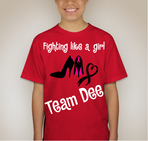 Dee Rampy breast cancer fundraiser Fundraiser - unisex shirt design - back