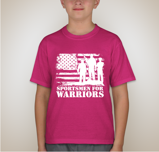 Sportsmen For Warriors Fundraiser - unisex shirt design - front